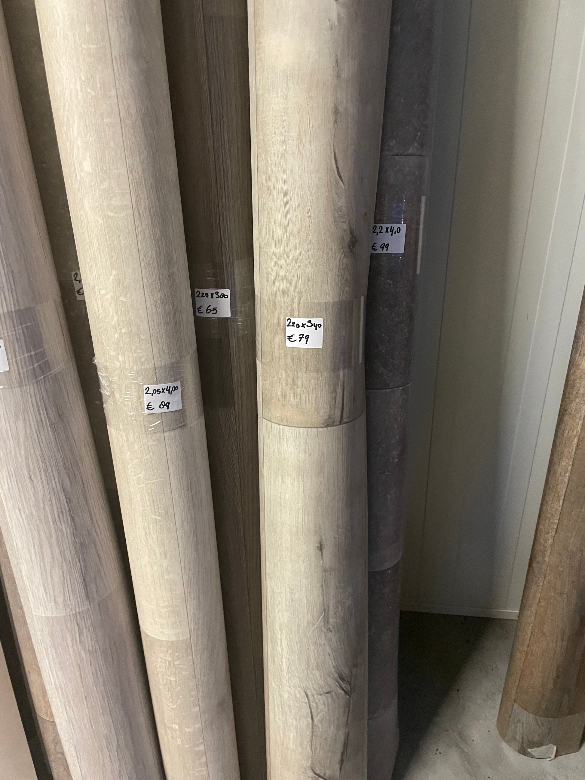 Licht Wit Eiken Vinyl Restpartij | 2,20x3,40mtr - Vinylrestpartij.nl 