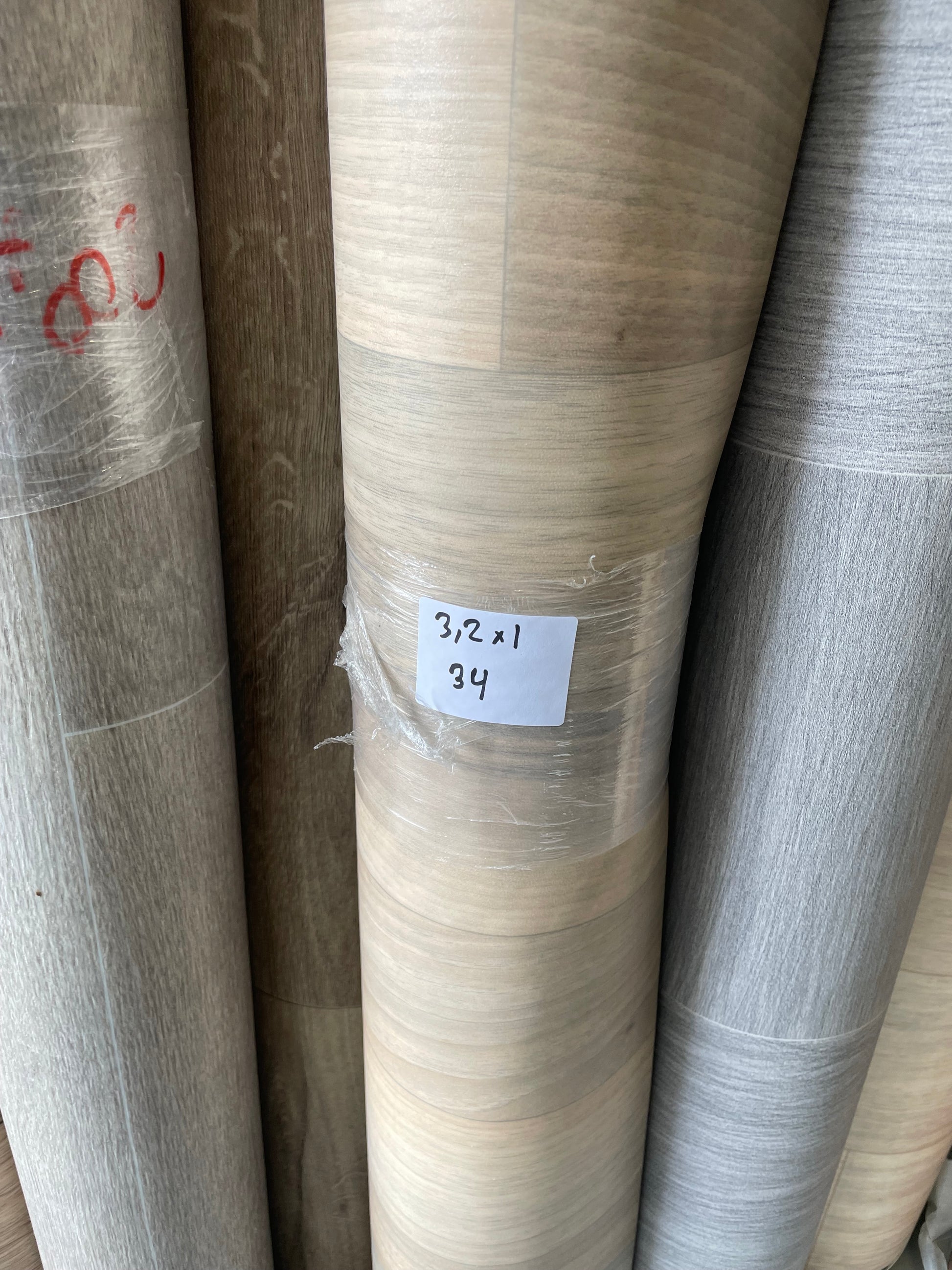 Lichtbeige Eiken Vinyl Restant | 1,00x3,20mtr - Vinylrestpartij.nl 