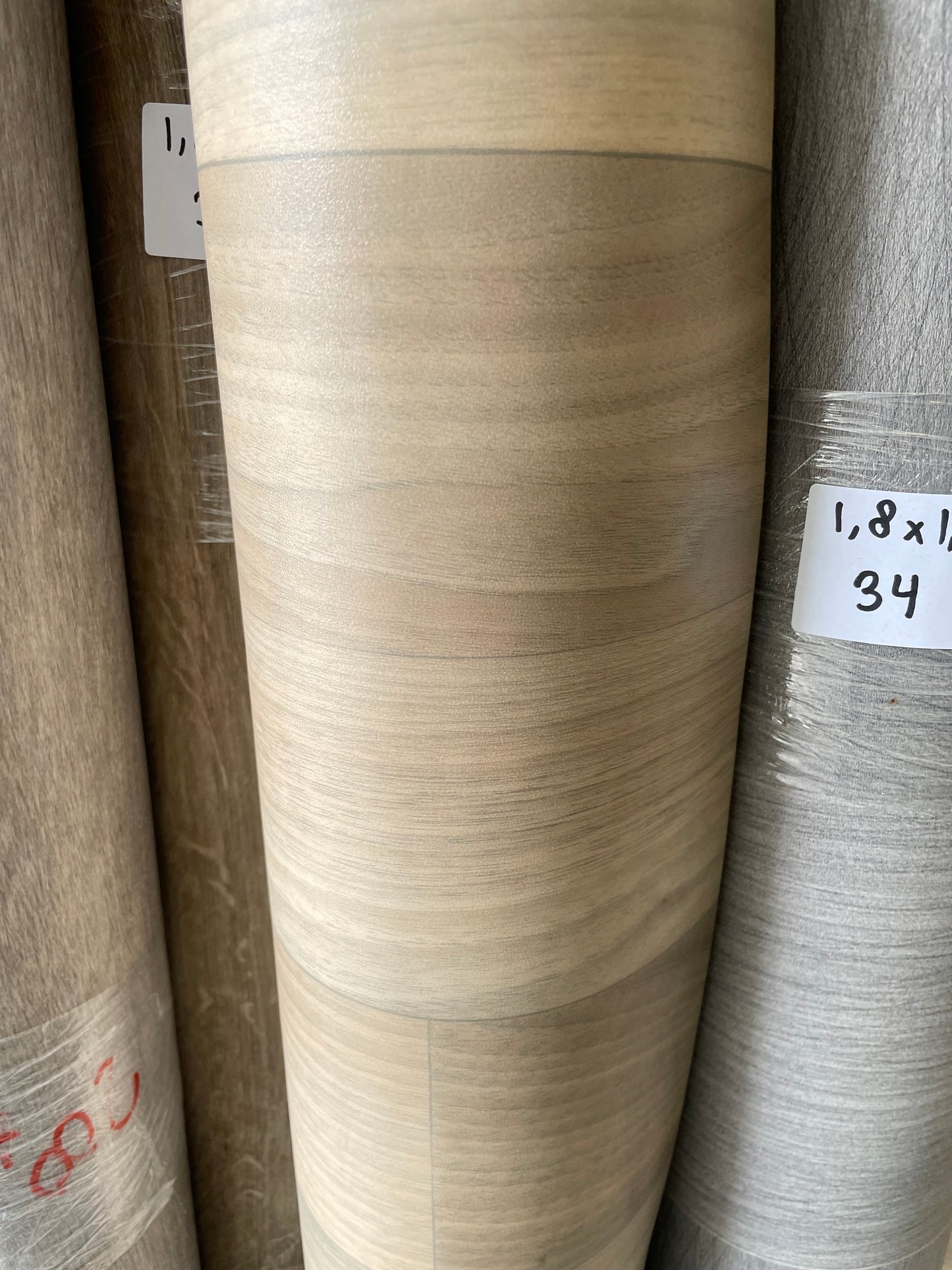 Lichtbeige Eiken Vinyl Restant | 1,00x3,20mtr - Vinylrestpartij.nl 