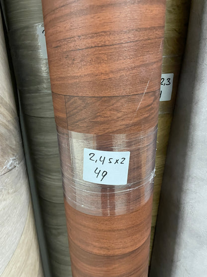 Merbau Warm Projectvinyl Restpartij | 2,00x2,45mtr - Vinylrestpartij.nl 