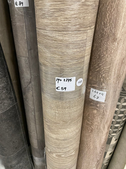 Modern Natuur Eiken Vinyl Restpartij | 1,90x2,45mtr - Vinylrestpartij.nl 