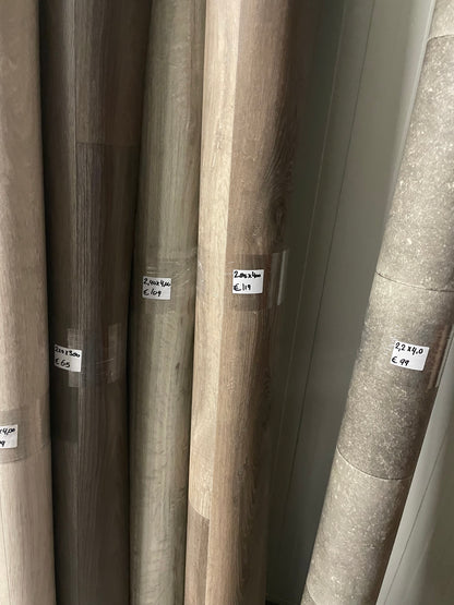Mutlikleur Eiken Vinyl Restpartij | 2,85x4,00mtr - Vinylrestpartij.nl 