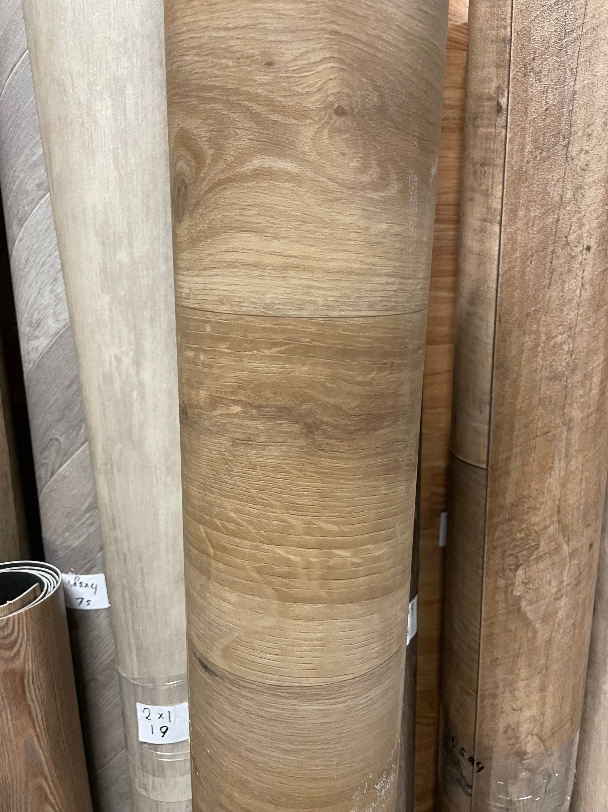 Naturel Eiken Project Vinyl Restpartij | 1,45x4,60mtr - Vinylrestpartij.nl 