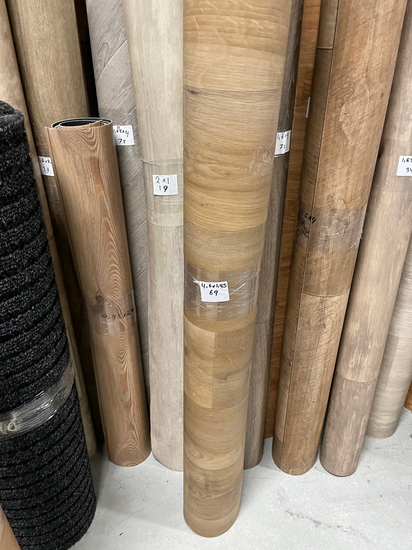 Naturel Eiken Project Vinyl Restpartij | 1,45x4,60mtr - Vinylrestpartij.nl 