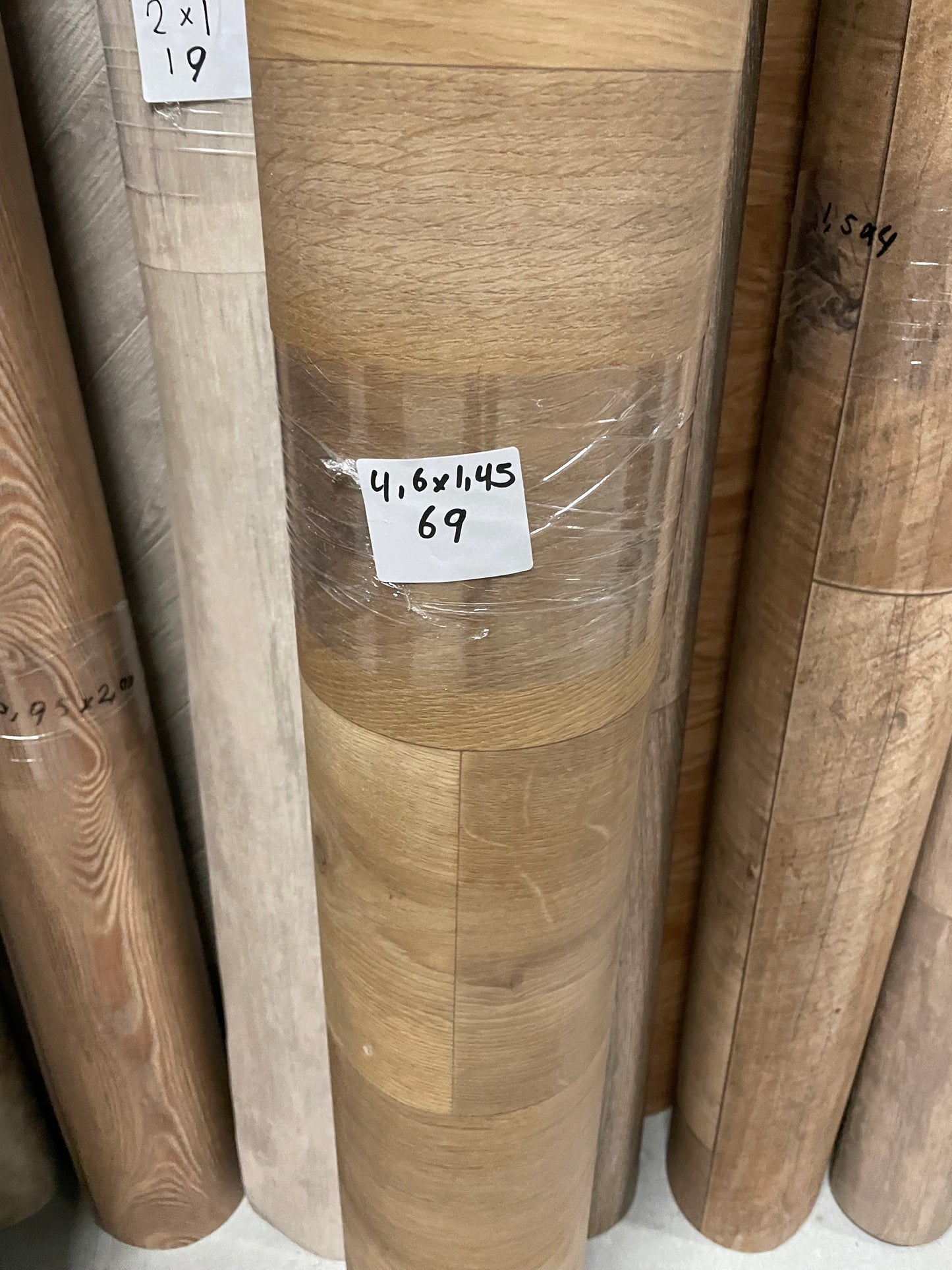 Naturel Eiken Project Vinyl Restpartij | 1,45x4,60mtr - Vinylrestpartij.nl 