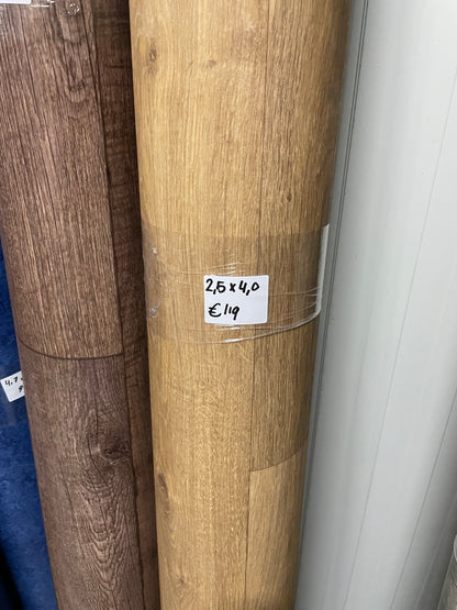 Naturel Eiken Project Vinyl Restpartij | 2,50x4,00mtr - Vinylrestpartij.nl 