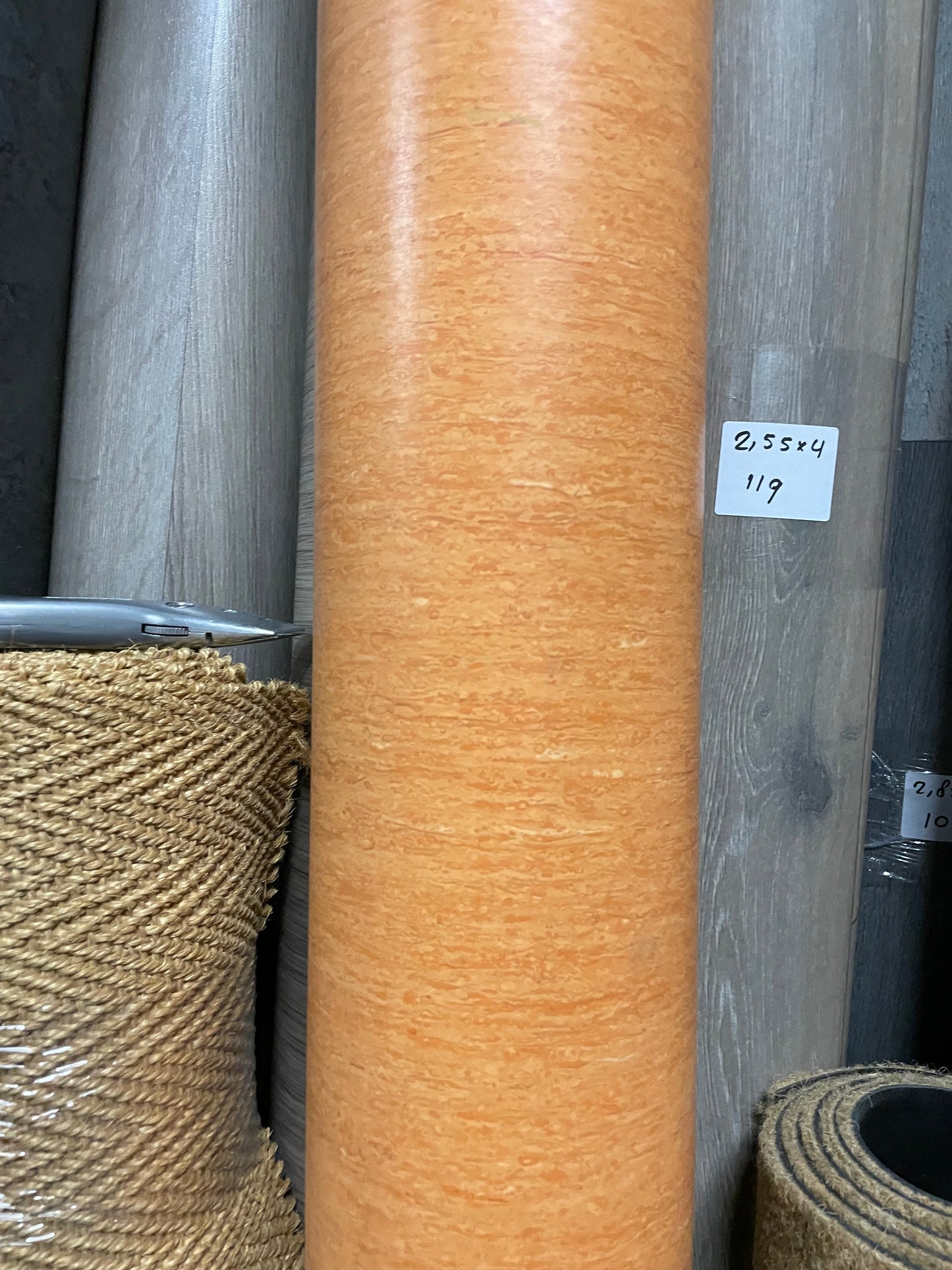 Oranje Project Vinyl Restpartij | 1,60x2,00mtr - Vinylrestpartij.nl 