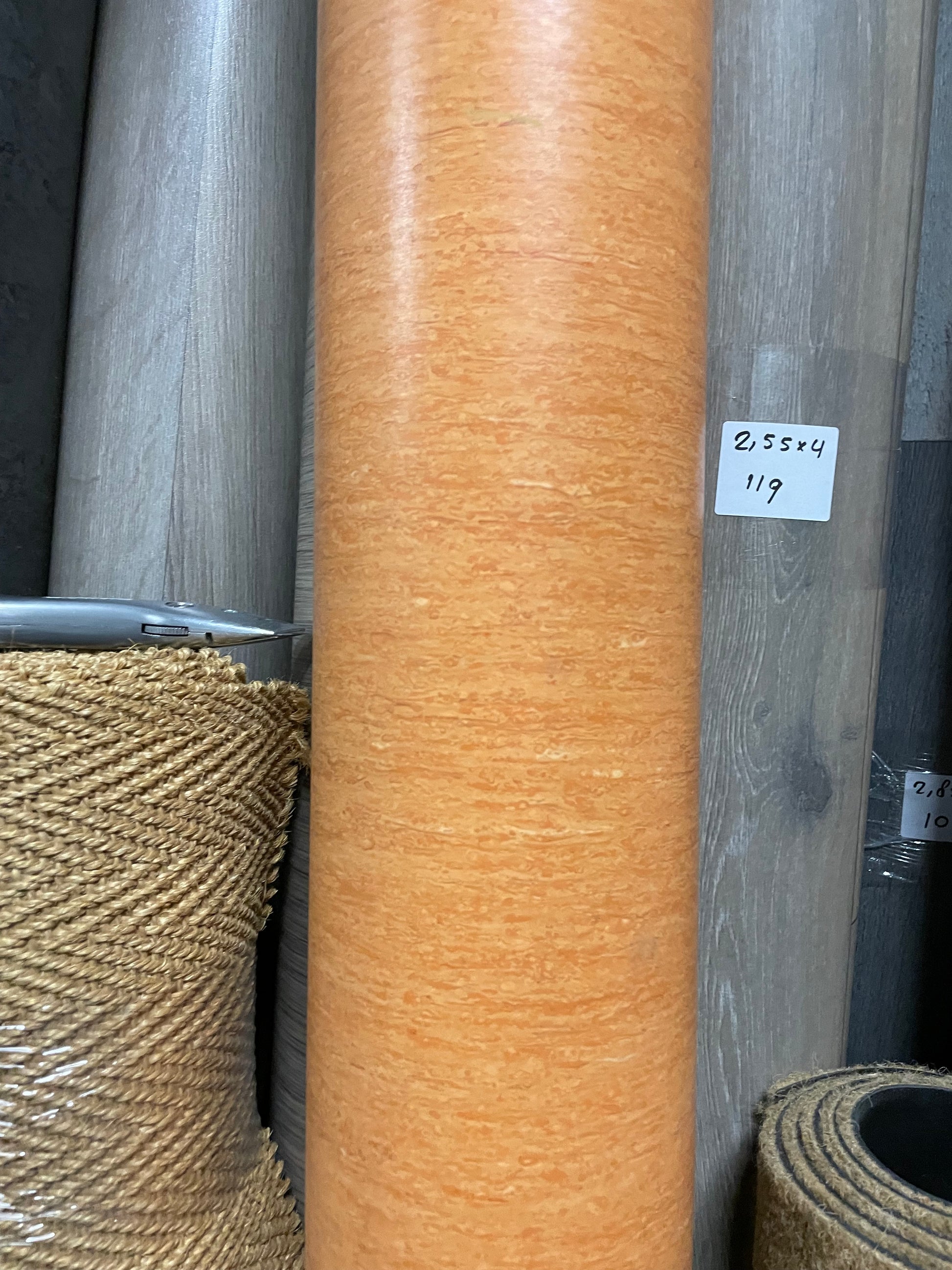 Oranje Project Vinyl Restpartij | 1,60x2,00mtr - Vinylrestpartij.nl 