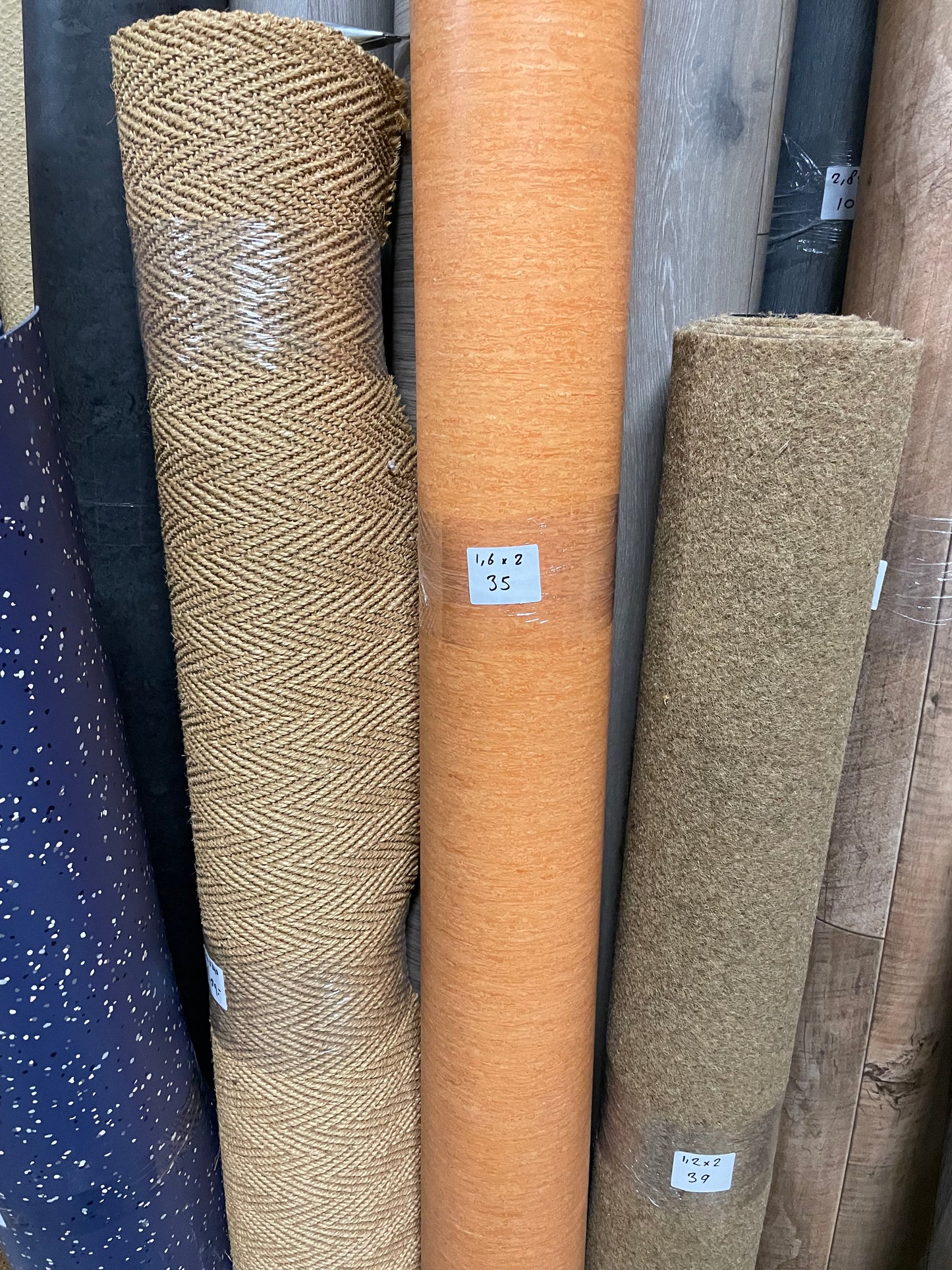 Oranje Project Vinyl Restpartij | 1,60x2,00mtr - Vinylrestpartij.nl 