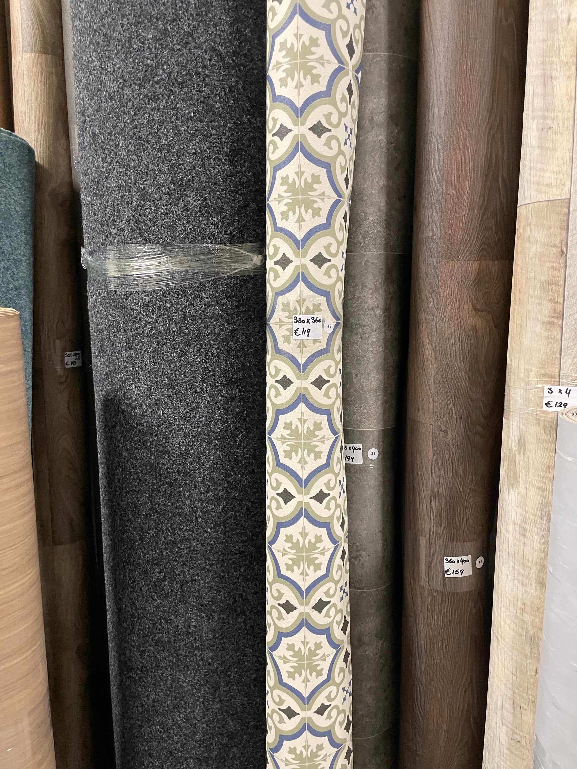Portugese Gekleurde Tegels Vinyl Restpartij | 3,30x3,60mtr - Vinylrestpartij.nl 