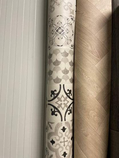 Portuguese Tegels Vinyl Restpartij | 3,50x4,00mtr - Vinylrestpartij.nl 