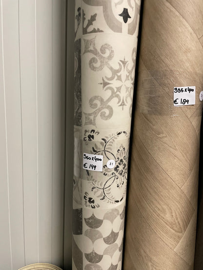 Portuguese Tegels Vinyl Restpartij | 3,50x4,00mtr - Vinylrestpartij.nl 