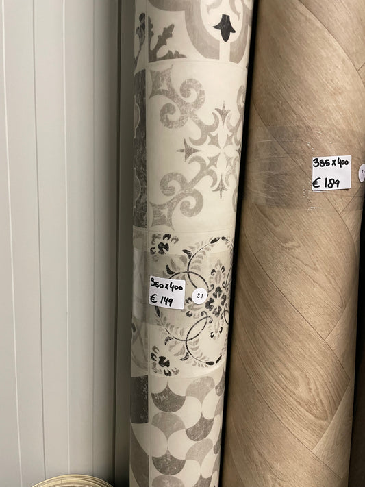 Portuguese Tegels Vinyl Restpartij | 3,50x4,00mtr - Vinylrestpartij.nl 