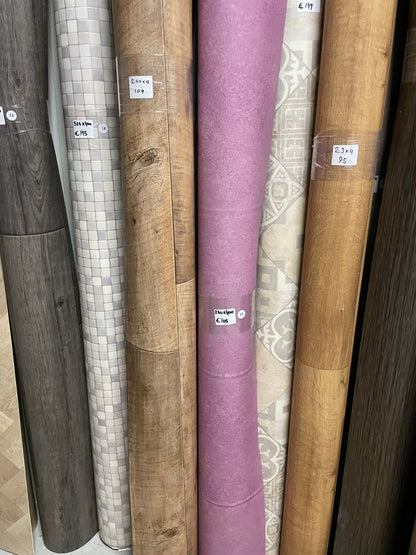 Roze Betonlook Vinyl Restpartij |2,30x4,00mtr - Vinylrestpartij.nl 
