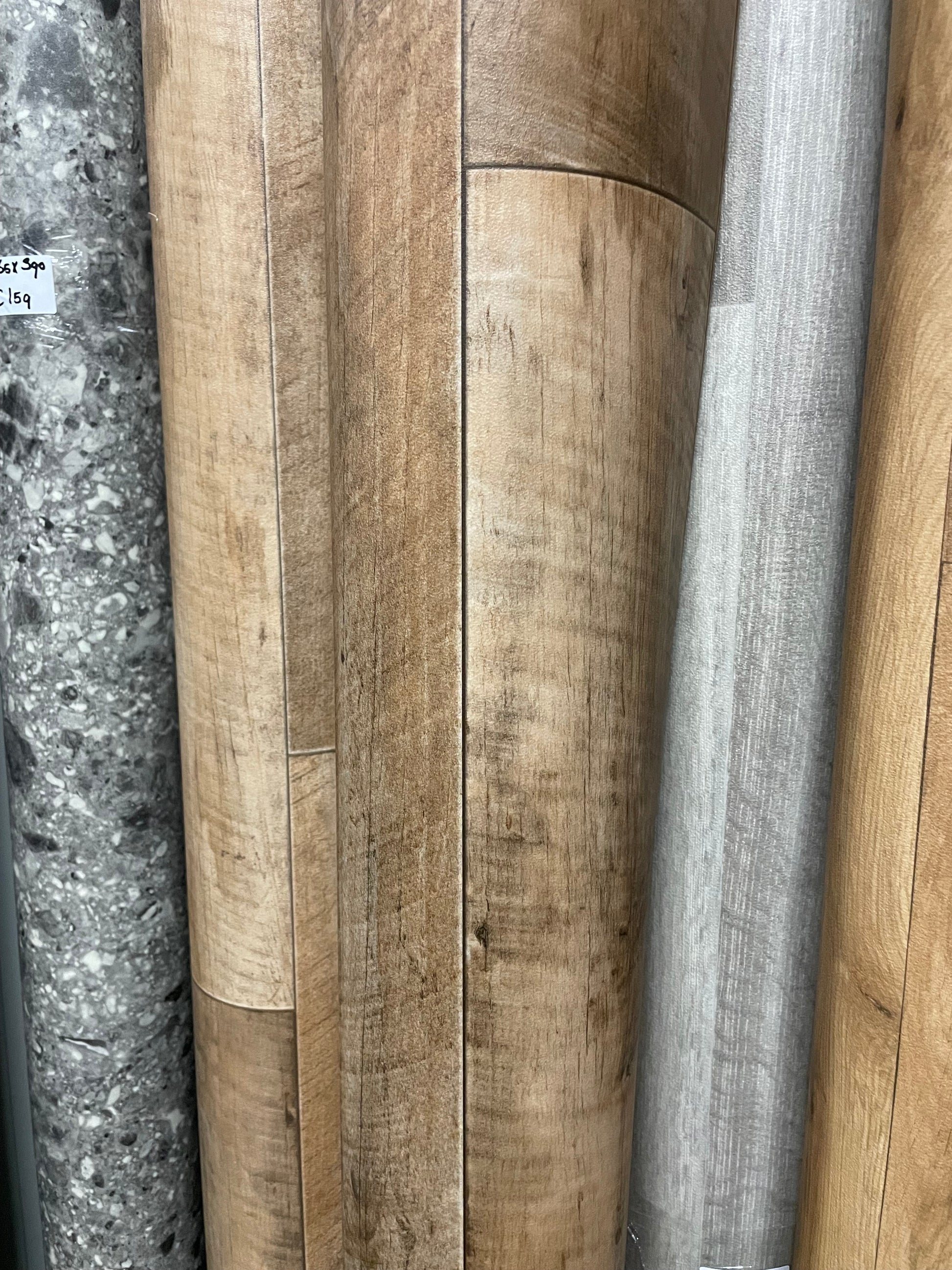 Rustiek Bruin Eiken Vinyl Restpartij | 2,05x4,00mtr - Vinylrestpartij.nl 