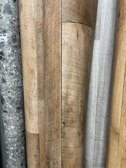 Rustiek Bruin Eiken Vinyl Restpartij | 2,05x4,00mtr - Vinylrestpartij.nl 