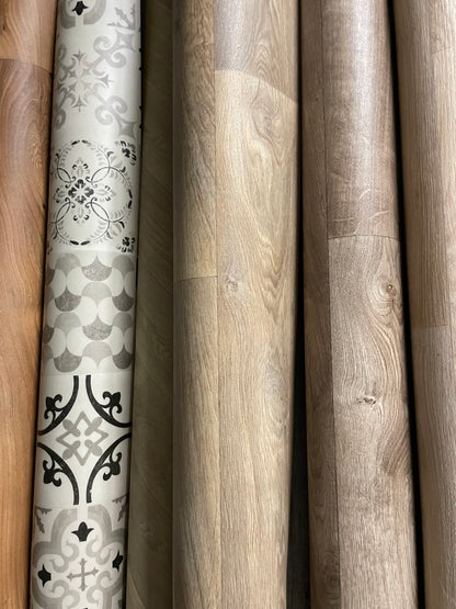 Rustiek Bruin Eiken Vinyl Restpartij | 3,25x4,00mtr - Vinylrestpartij.nl 