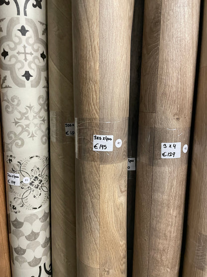 Rustiek Bruin Eiken Vinyl Restpartij | 3,25x4,00mtr - Vinylrestpartij.nl 