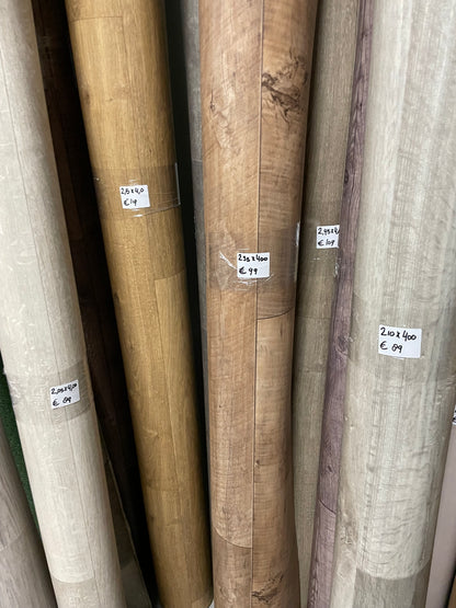 Rustiek Eiken Vinyl Restpartij | 2,35x4,00mtr - Vinylrestpartij.nl 