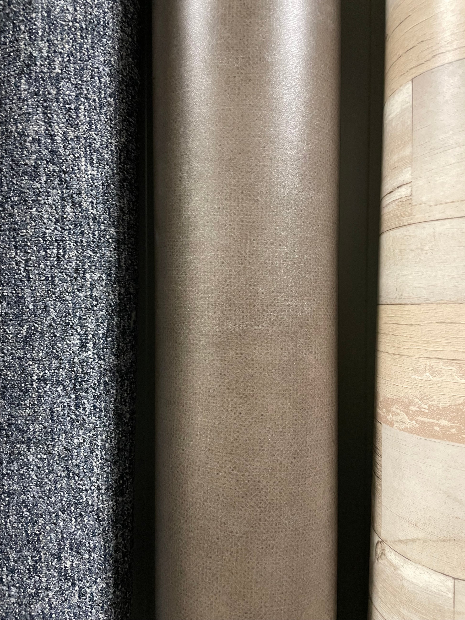 Taupe Betonlook Vinyl Restpartij | 3,75x4,00mtr - Vinylrestpartij.nl 