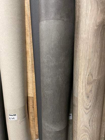 Tegelmotief Antraciet Vinyl Restpartij | 1,95x4,00mtr - Vinylrestpartij.nl 