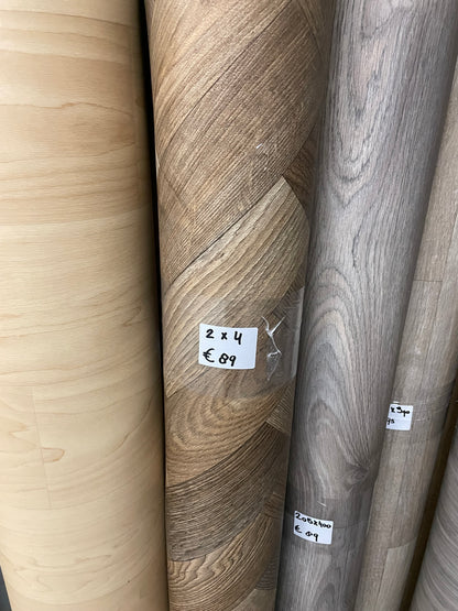 Visgraat Eiken Vinyl Vloer Restpartij | 2,00x4,00mtr - Vinylrestpartij.nl 