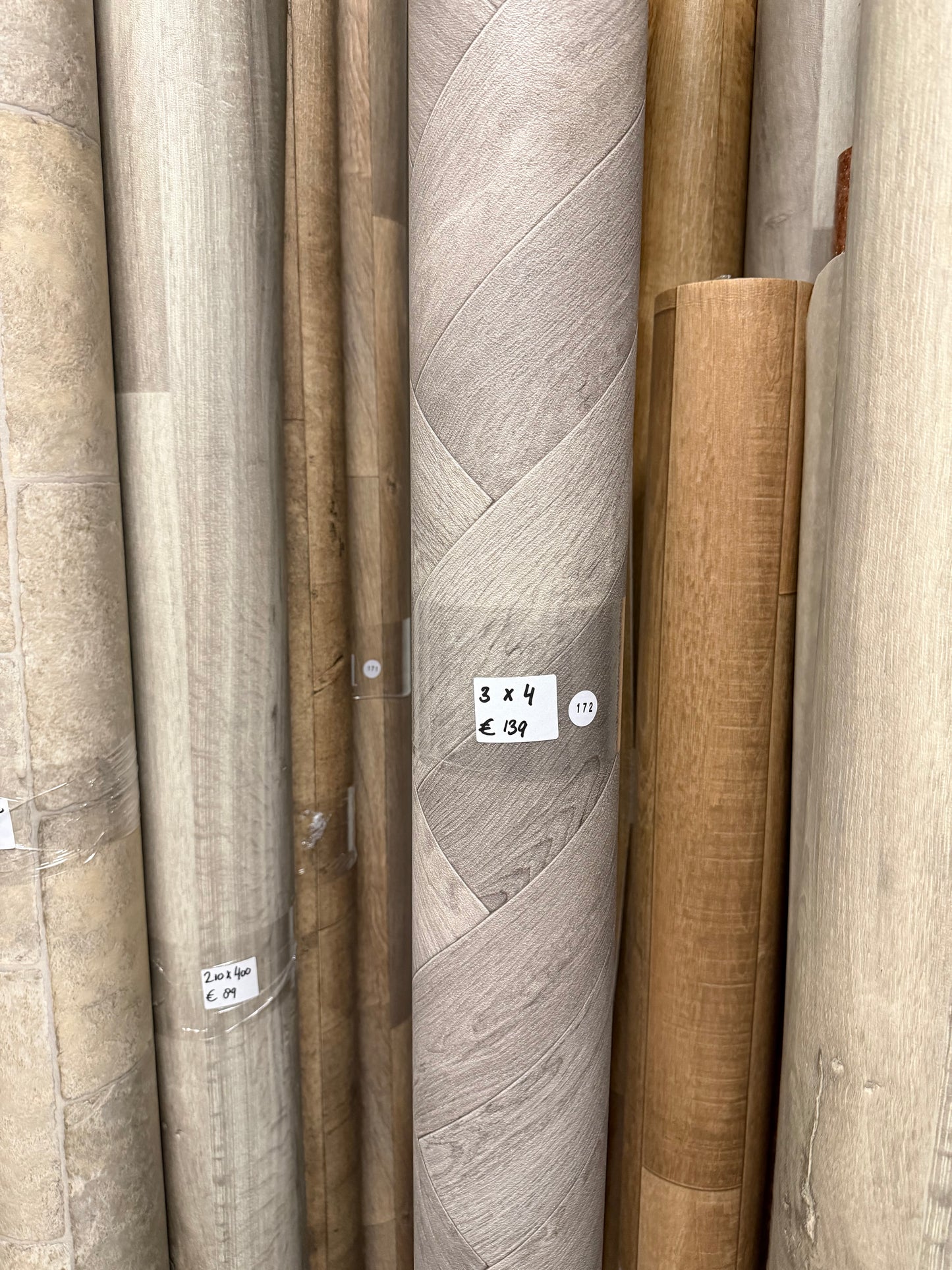 Visgraat Grijs Eiken Vinyl Restpartij |
3,00x4,00mtr