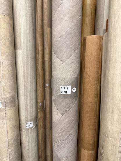 Visgraat Grijs Eiken Vinyl Restpartij |
3,00x4,00mtr