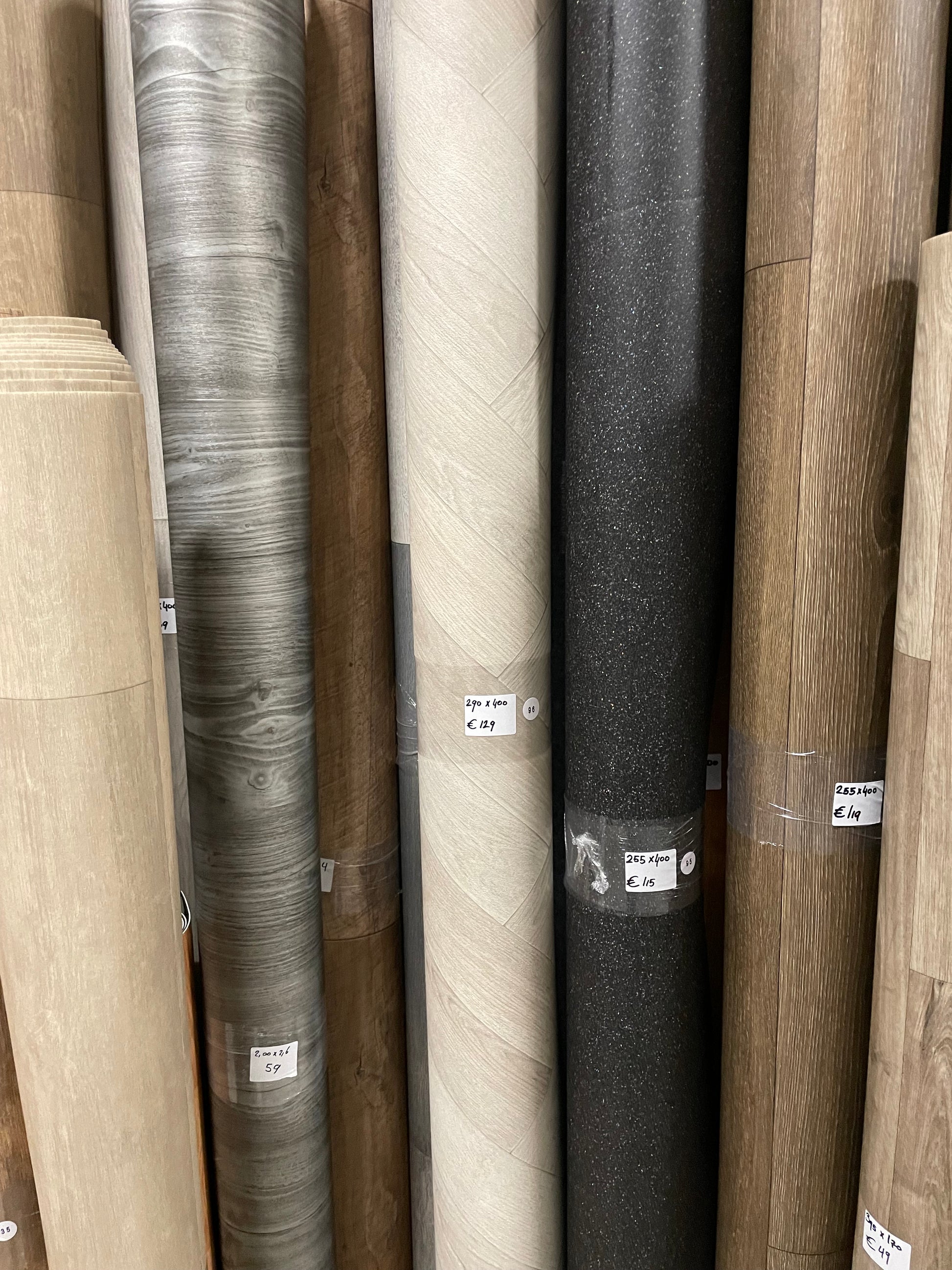 Visgraat Licht Eiken Vinyl Restpartij | 2,90x4,00mtr - Vinylrestpartij.nl 