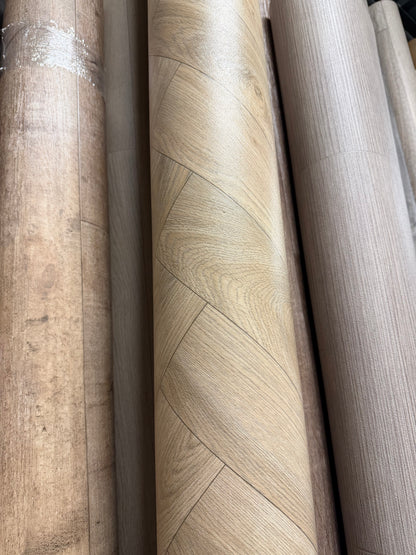Visgraat Naturel Eiken Vinyl Restpartij |
2,95x4,00mtr