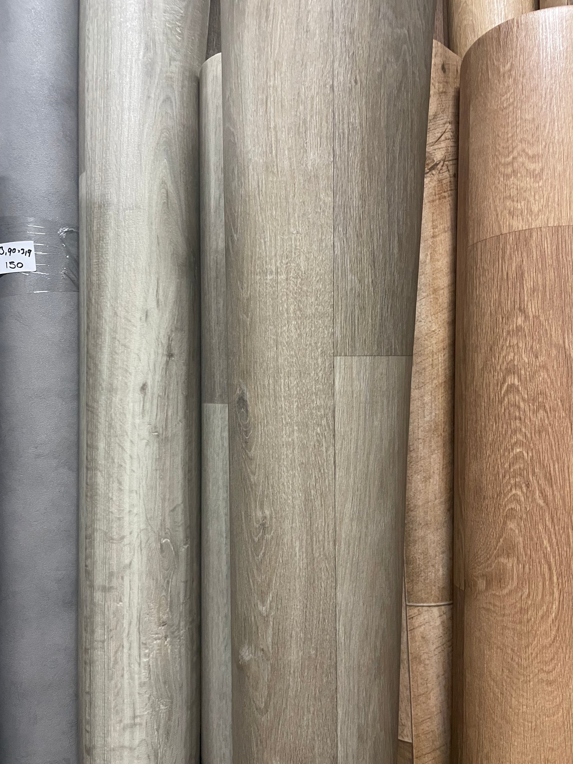 Warm Bruin Eiken Vinyl Zeil | 2,25x3,90mtr - Vinylrestpartij.nl 