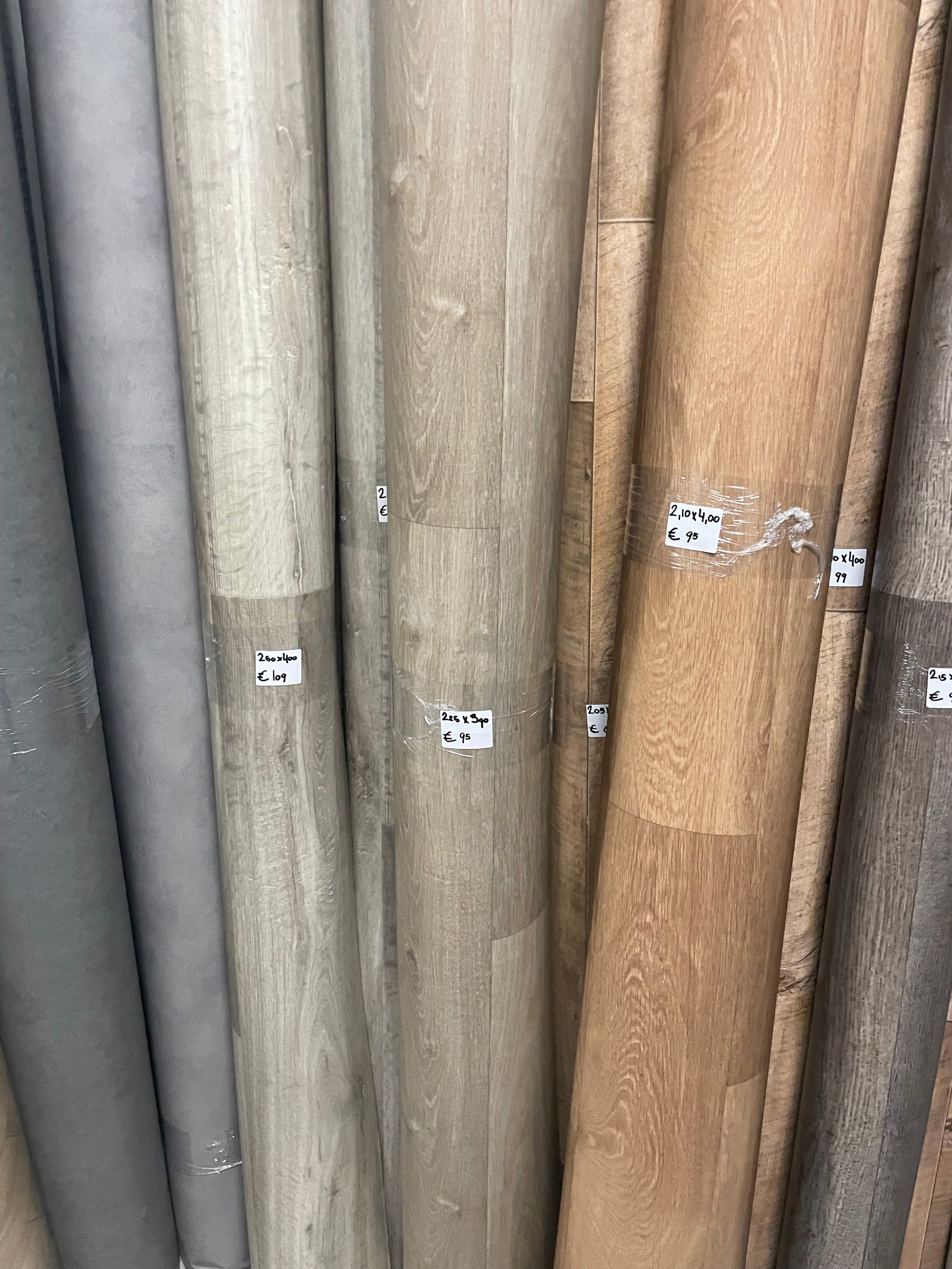 Warm Bruin Eiken Vinyl Zeil | 2,25x3,90mtr - Vinylrestpartij.nl 