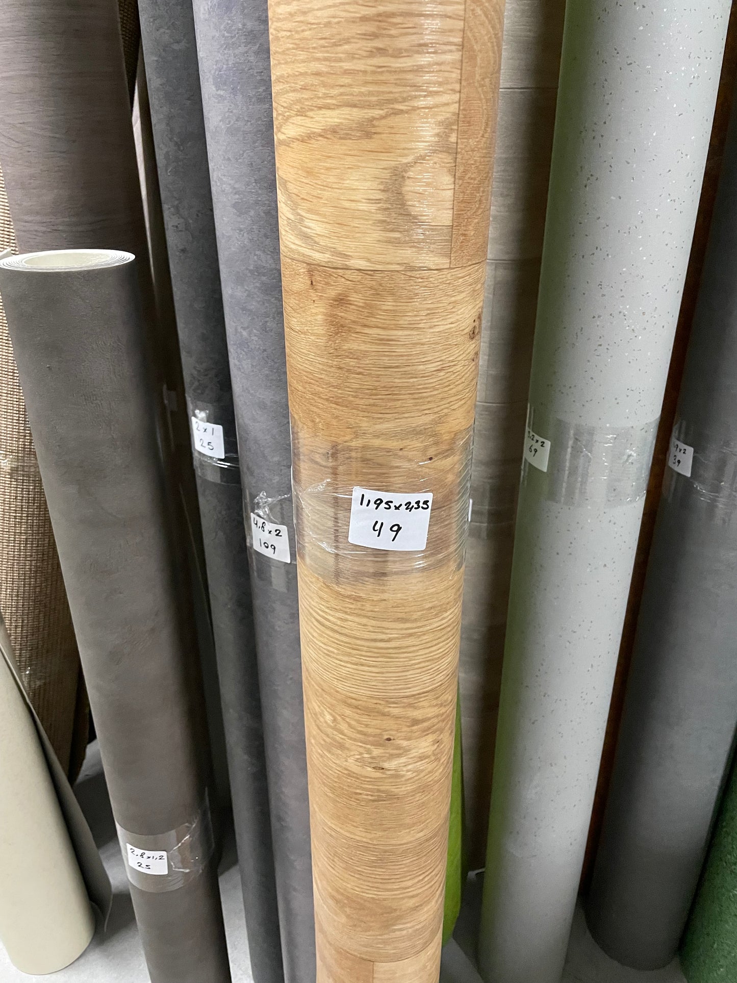 Warm Eiken Naturel Project Vinyl Restpartij | 1,95x2,35mtr - Vinylrestpartij.nl 