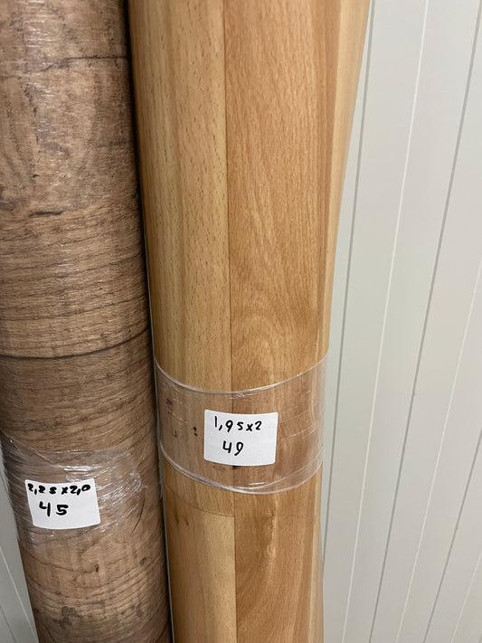 Warm Eiken Vinyl Restpartij | 1,95x2,00mtr - Vinylrestpartij.nl 