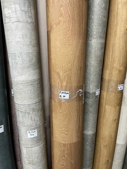 Warm Landelijk Eiken Vinyl Restpartij | 2,10x4,00mtr - Vinylrestpartij.nl 
