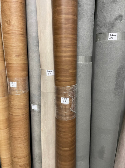 Warm Merbau Vinyl Restpartij | 2,00x3,40mtr - Vinylrestpartij.nl 