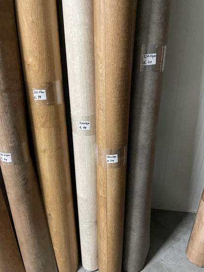 Warm Naturel Eiken Vinyl Restpartij | 1,85x4,00mtr - Vinylrestpartij.nl 