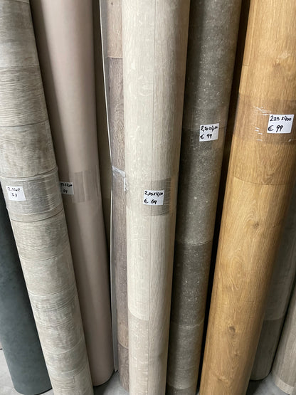 Wit Eiken Vinyl Restpartij | 2,05x4,00mtr - Vinylrestpartij.nl 