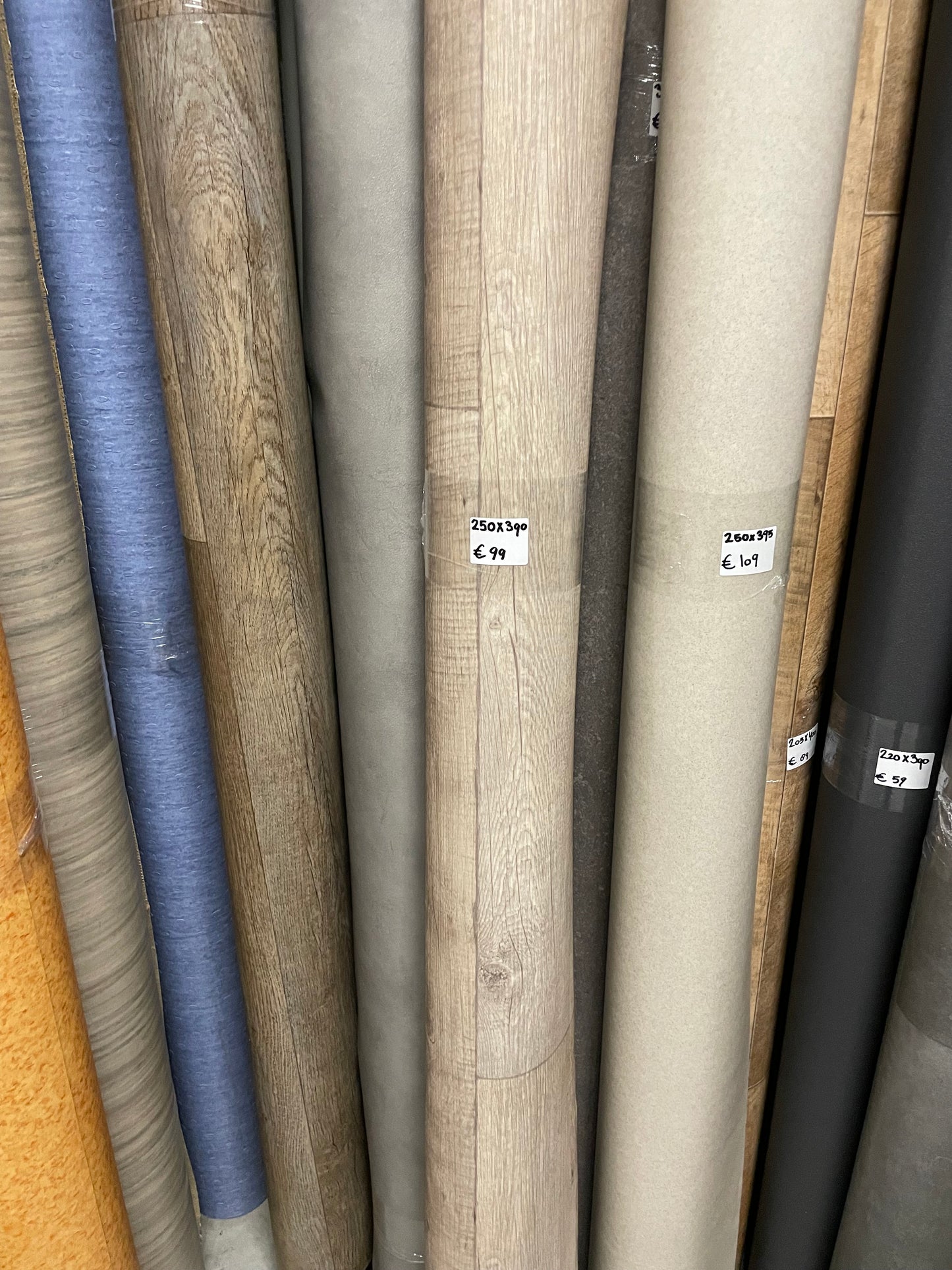 Wit Eiken Vinyl Restpartij | 2,50x3,90mtr - Vinylrestpartij.nl 