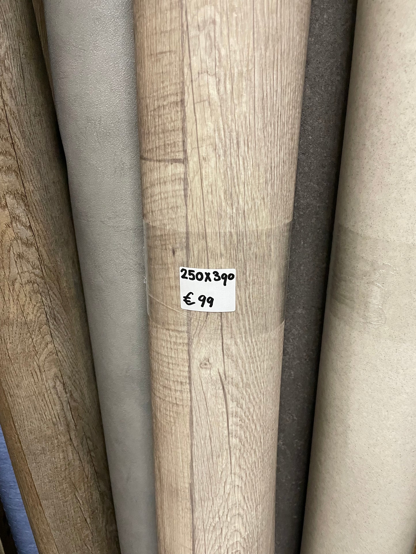 Wit Eiken Vinyl Restpartij | 2,50x3,90mtr - Vinylrestpartij.nl 
