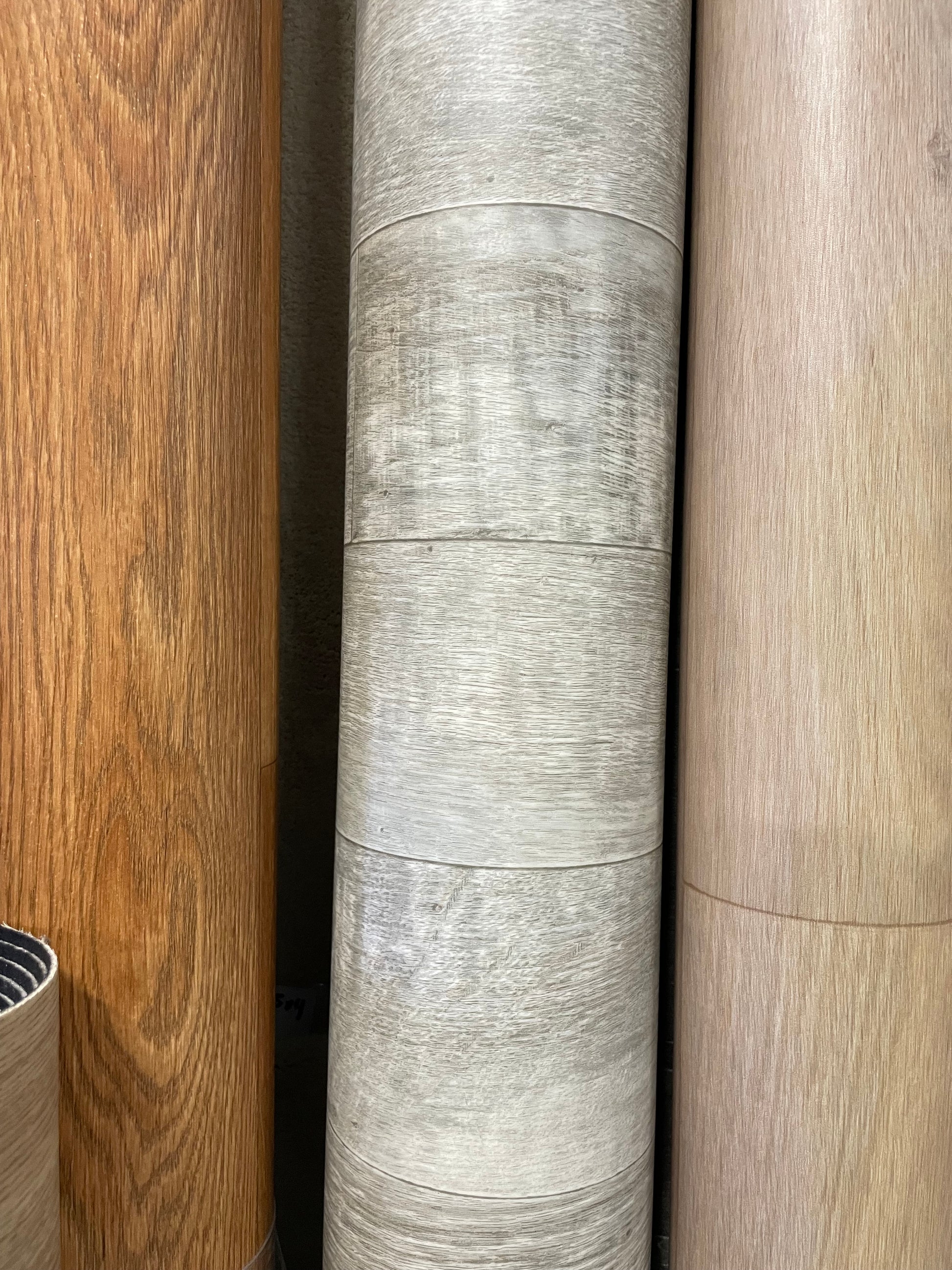 Witgrijs Antiek Eiken Vinyl Restpartij | 2,00x2,55mtr - Vinylrestpartij.nl 