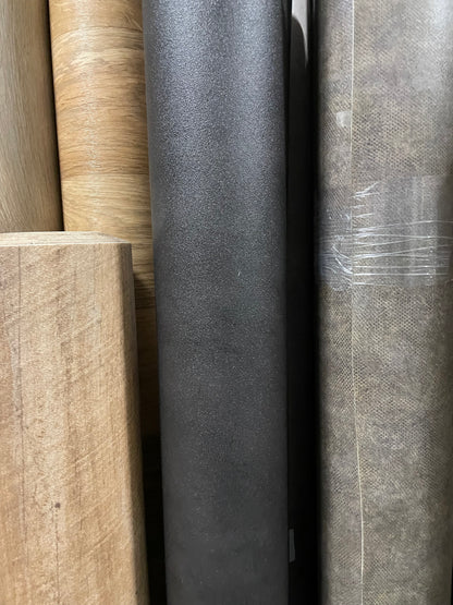 Zwart Betonlook Vinyl Restpartij | 2,10x3,80mtr - Vinylrestpartij.nl 