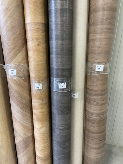 Zwart Eiken Vinyl Restpartij | 1,70x1,90mtr - Vinylrestpartij.nl 