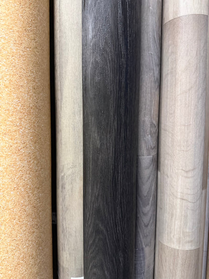 Zwart Eiken Vinyl Restpartij | 1,85x4,00mtr (7,4m2)