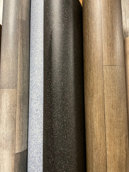 Zwart Granietlook Project Vinyl Restpartij | 2,55x4,00mtr - Vinylrestpartij.nl 