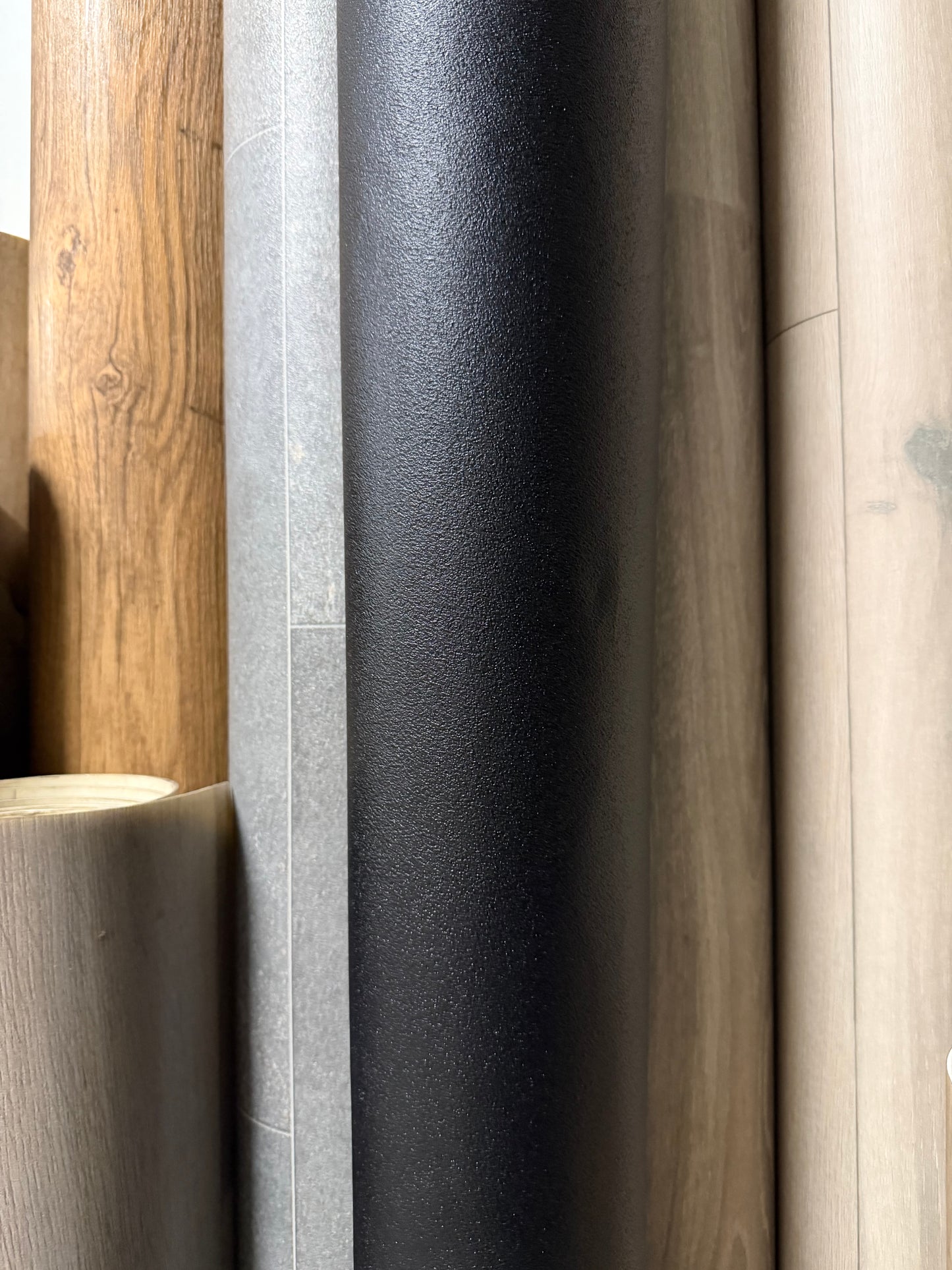 Zwart Vinyl Restpartij | 2,90x3,60mtr