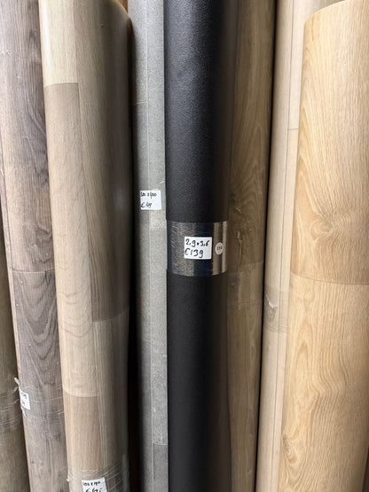 Zwart Vinyl Restpartij | 2,90x3,60mtr